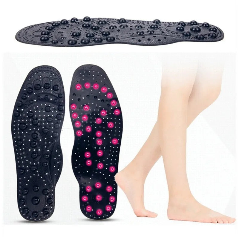 Magnetic Therapy Massage Insoles For Shoes Foot Acupressure Enhanced Magnetic Insole Point Therapy Feet Body Detox Insert Pads