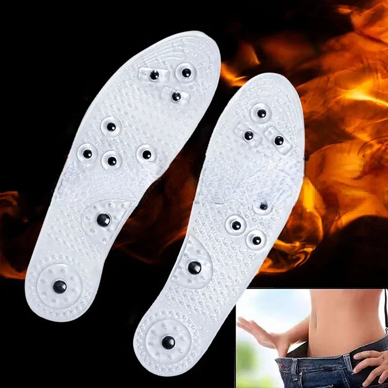 Magnetic Therapy Massage Insoles For Shoes Foot Acupressure Enhanced Magnetic Insole Point Therapy Feet Body Detox Insert Pads